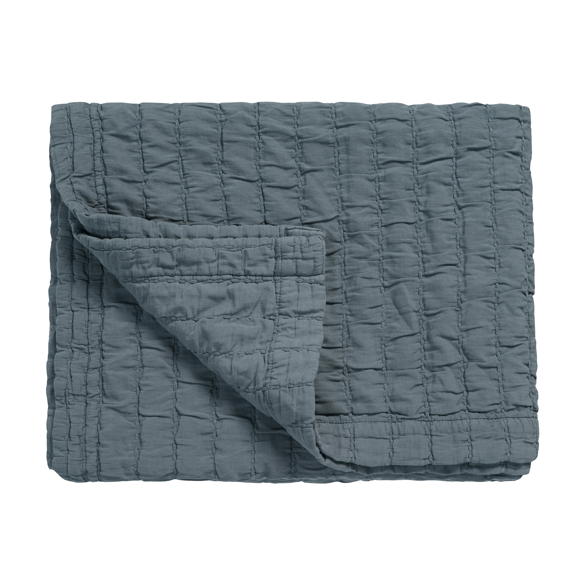 PURE 64 plaid/couvre-lit 260x260 cm Oceanview (coton) PRSA22264