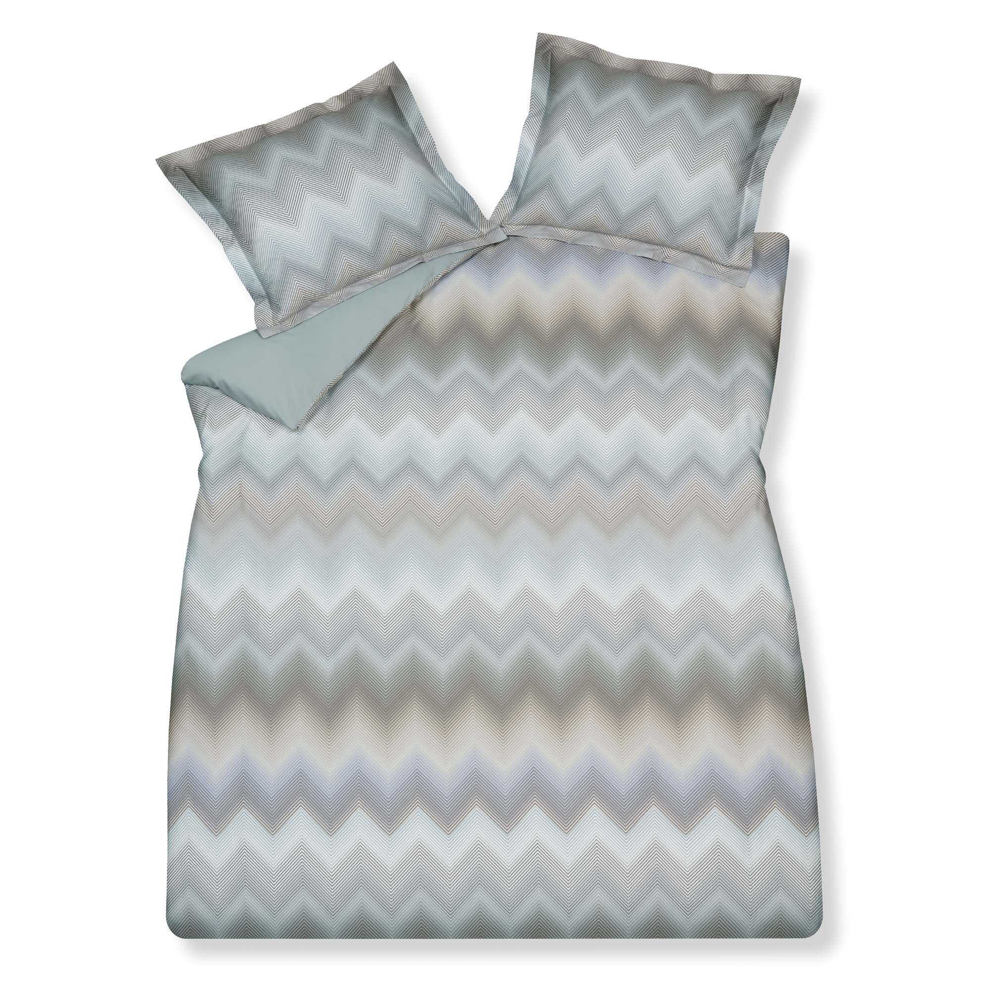 Vandyck ZIGGY dekbedovertrek Pearl Blue 240x220 cm