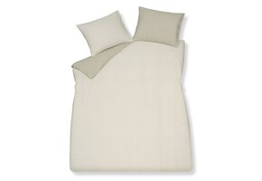 HOME Salerno housse de couette Vert Sauge 200x220 cm