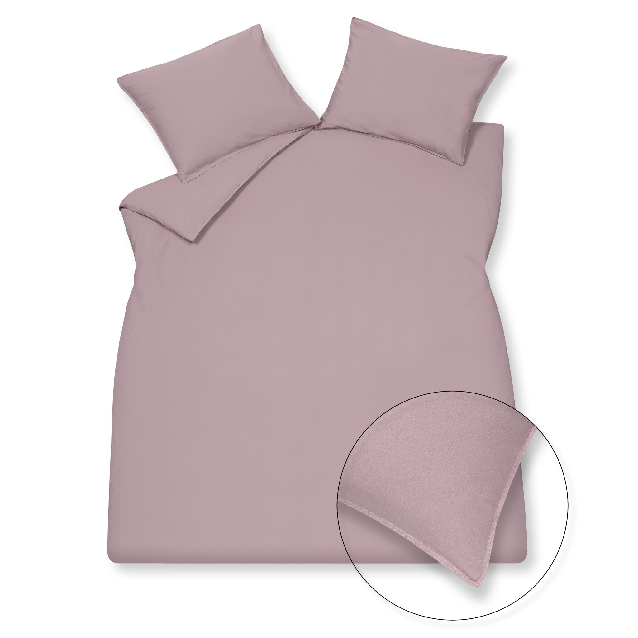 Housse de couette COTON LAVÉ 140x220 cm Viola (coton) CLLA20201