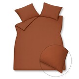 Vandyck WASHED COTTON dekbedovertrek Rusty Brown 200x220 cm