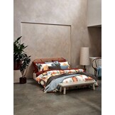 Vandyck WASHED COTTON dekbedovertrek Rusty Brown 200x220 cm
