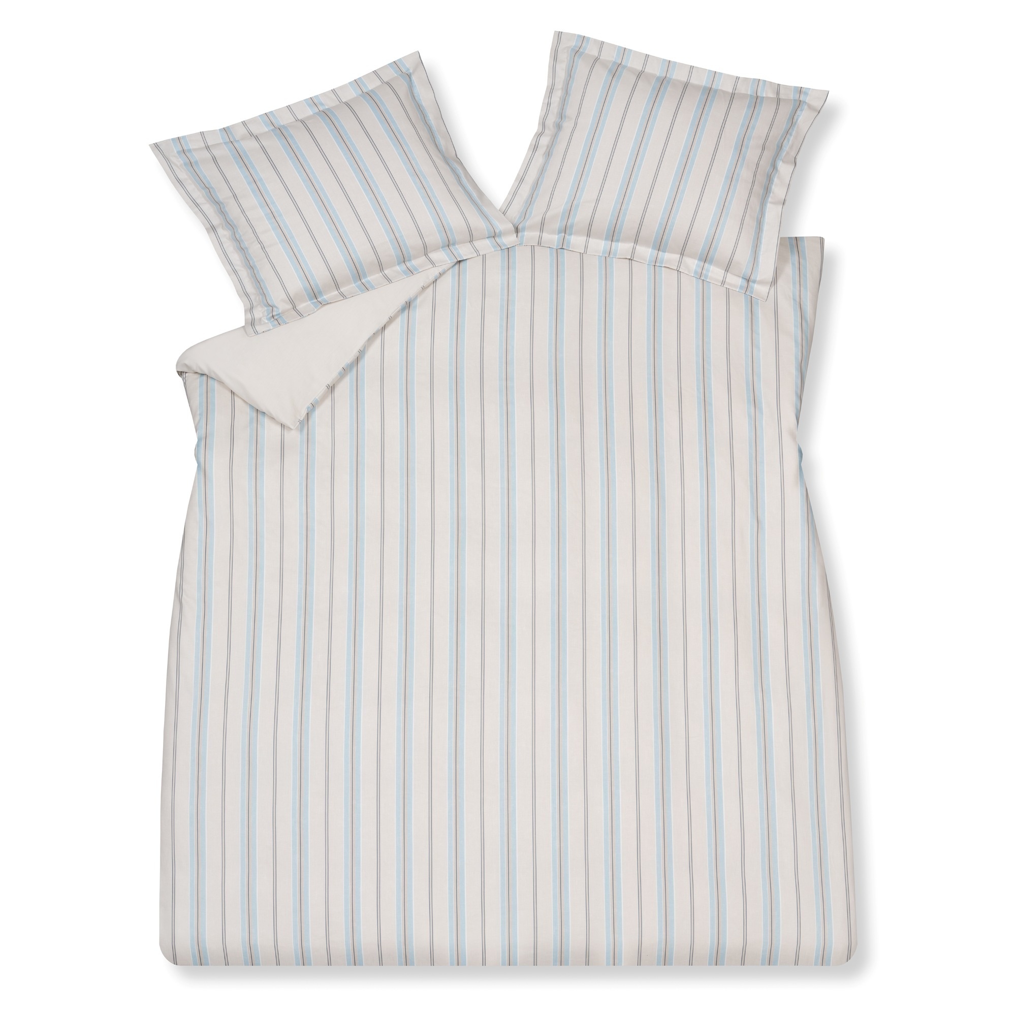 Vandyck SERENE LINES duvet cover Powder Blue 240x220 cm