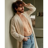 Vandyck BIARRITZ bathrobe Cream Tan-189