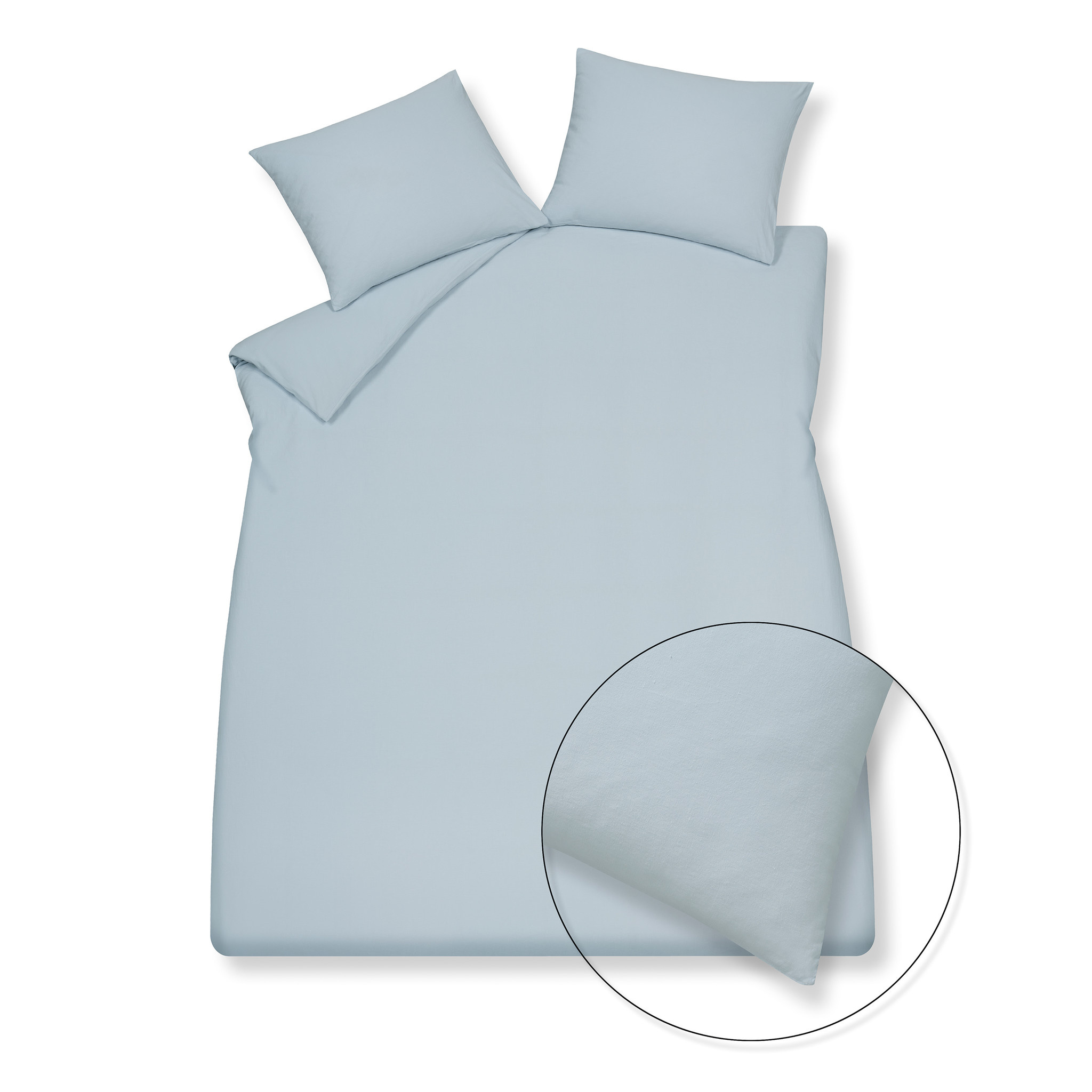 Vandyck PURE 66 dekbedovertrek Powder Blue 200x220 cm