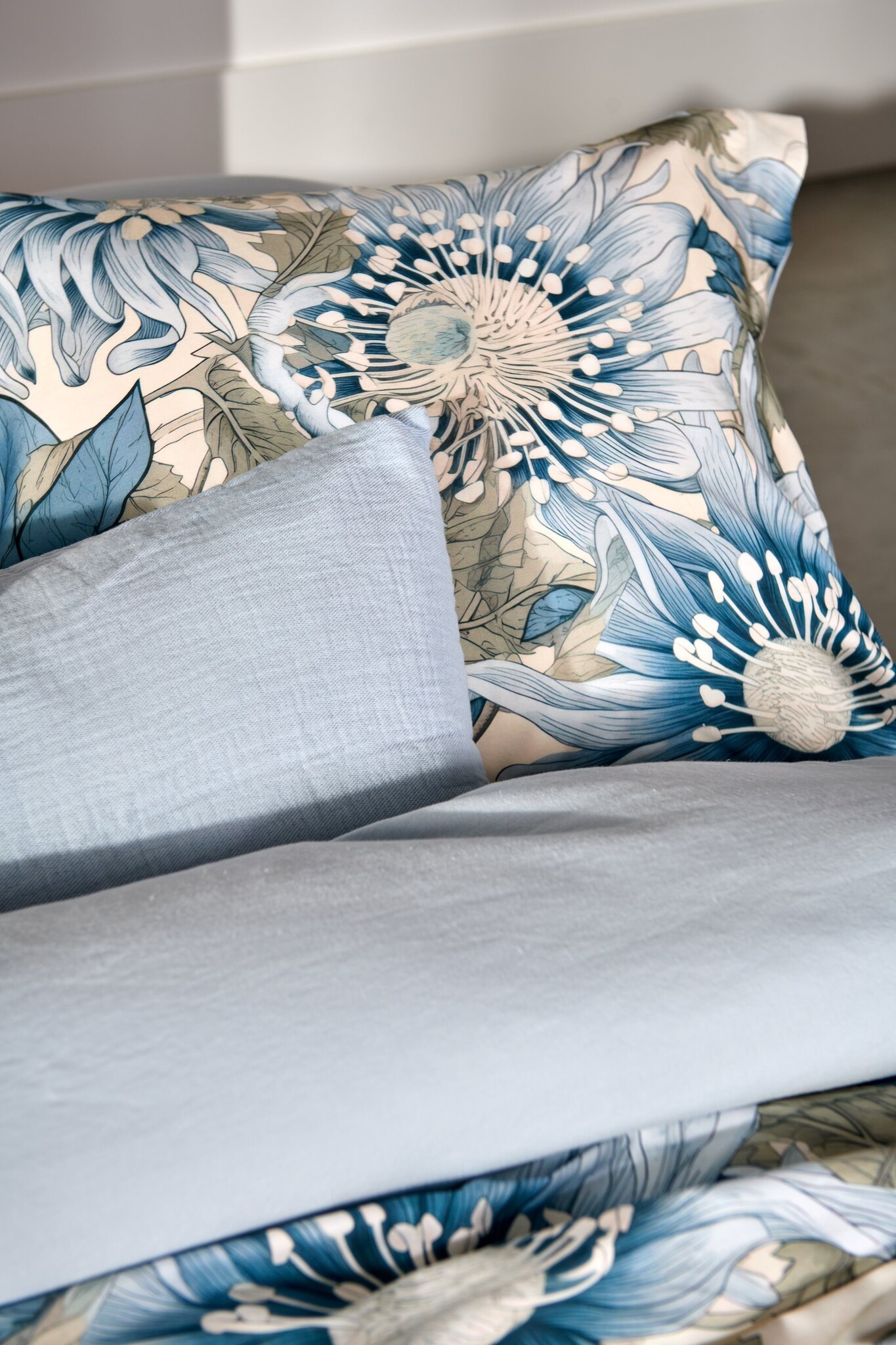 Vandyck PURE 66 dekbedovertrek Powder Blue 200x220 cm