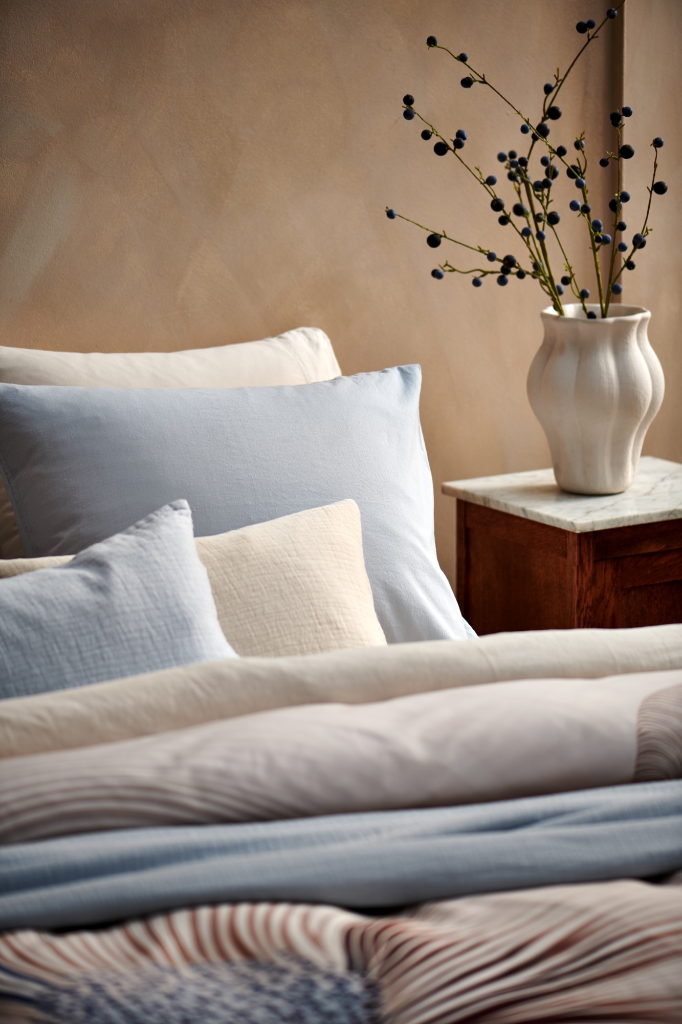 Vandyck PURE 66 dekbedovertrek Powder Blue 200x220 cm