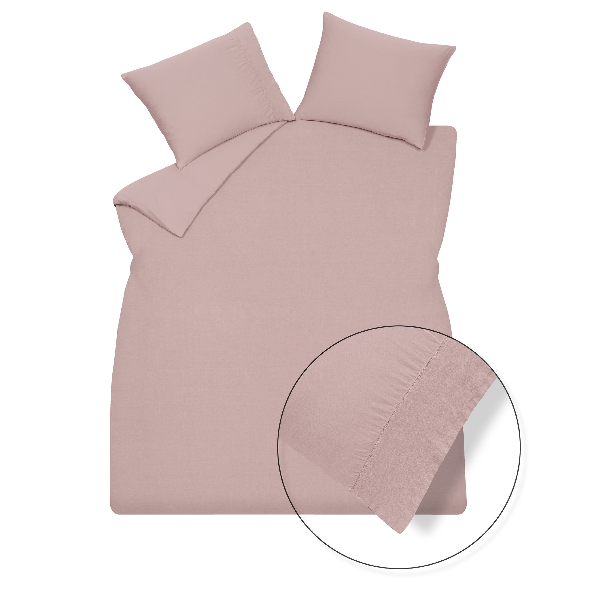 Pillowcase PURE 07 Viola 60x70 cm (linen / satin cotton) PRSA17207