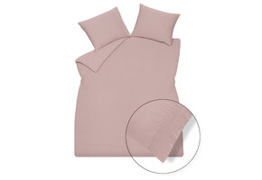 Housse de couette PURE 07 Viola 240x220 cm (lin / coton satiné)