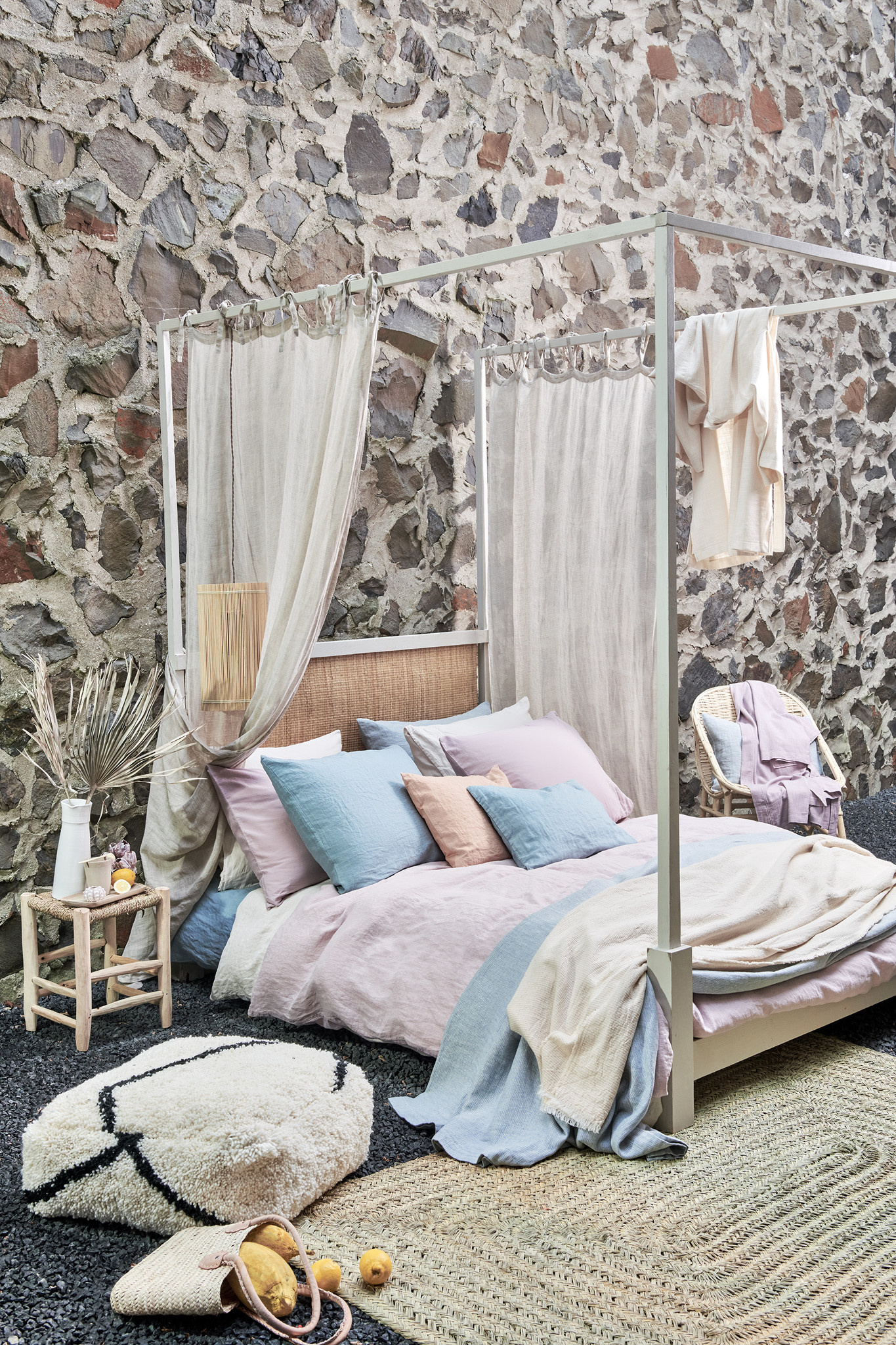 Duvet cover PURE 07 Viola 240x220 cm (linen / satin cotton) PRSA17207