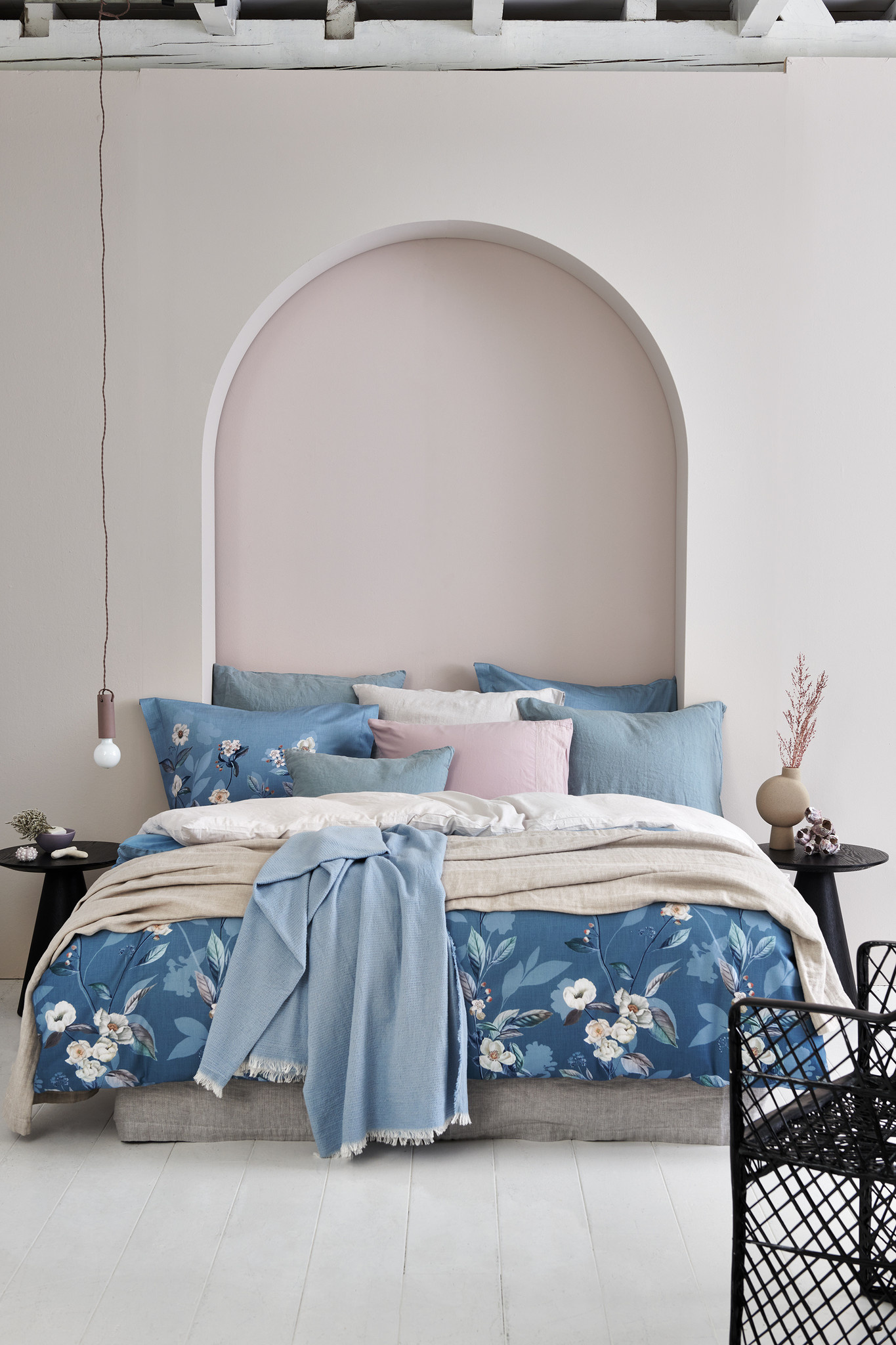 Duvet cover PURE 07 Viola 240x220 cm (linen / satin cotton) PRSA17207