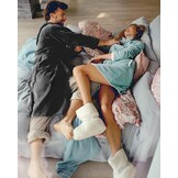 Vandyck PURE 68 couvre-lit Bleu Perle 160x250 cm