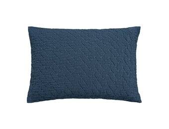 Taie d'oreiller PURE 10 Encre Bleue 40x55 cm