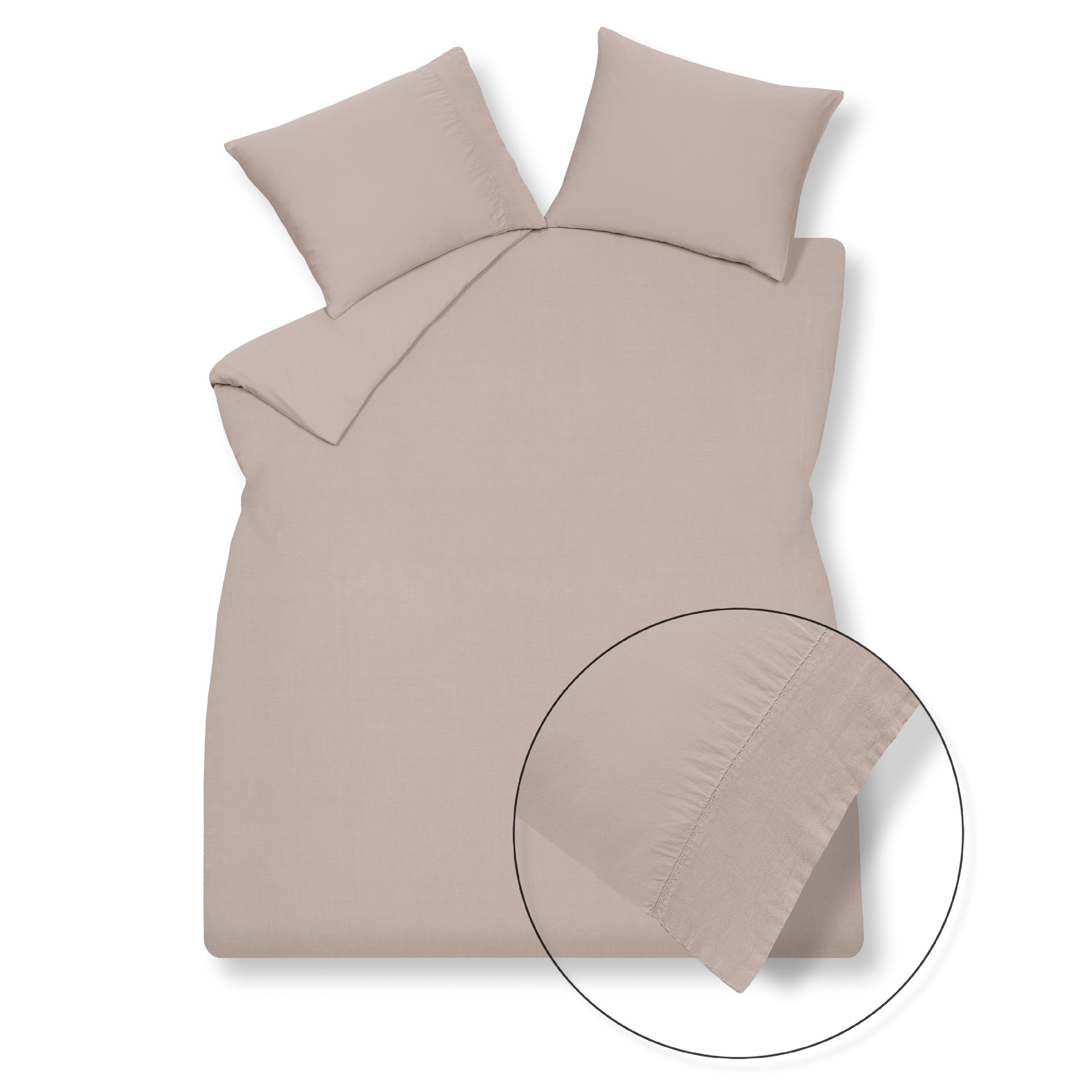 Kussensloop PURE 07 Blush 60x70 cm (linnen / satijnkatoen) PRSA17207