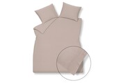 Housse de couette PURE 07 Blush 200x220 cm (lin / satin de coton)