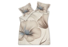 ROYAL GARDEN dekbedovertrek Cream Tan 140x220 cm