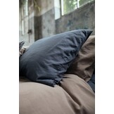 Vandyck PURE 66 dekbedovertrek Off Black 200x220 cm