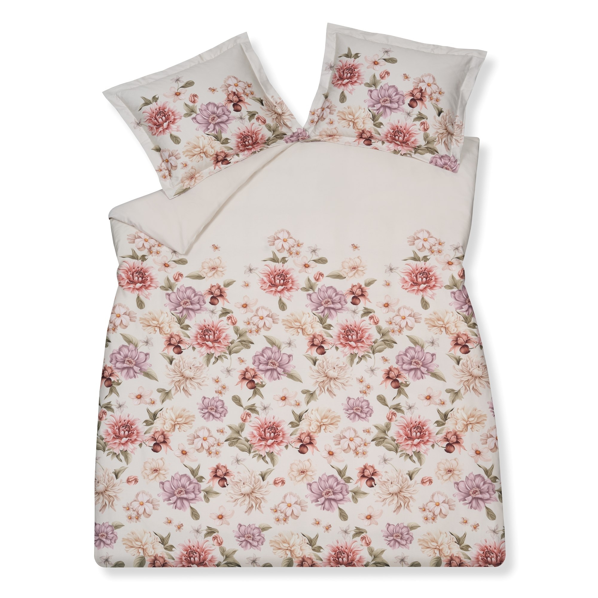 Housse de couette Vandyck HARMONY Crème Tan 240x220 cm