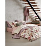 Vandyck HARMONY dekbedovertrek Cream Tan 240x220 cm