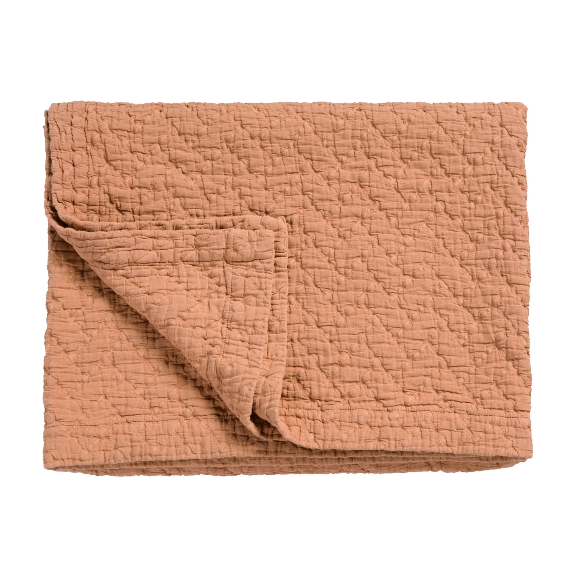 Vandyck PURE 10 bedspread Toffee 260x260 cm