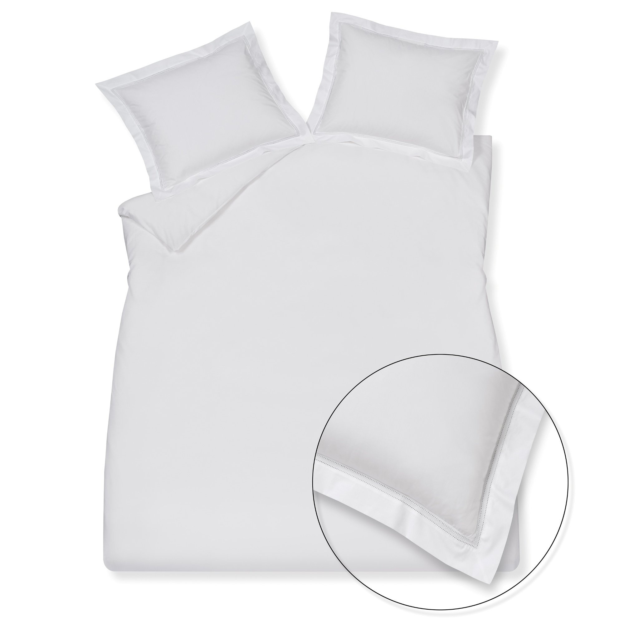 Vandyck PURITY RAVELLO dekbedovertrek White 200x220 cm