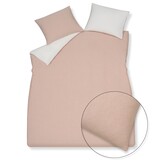 Housse de couette Vandyck PURE 89 Rose Sépia 200x220 cm