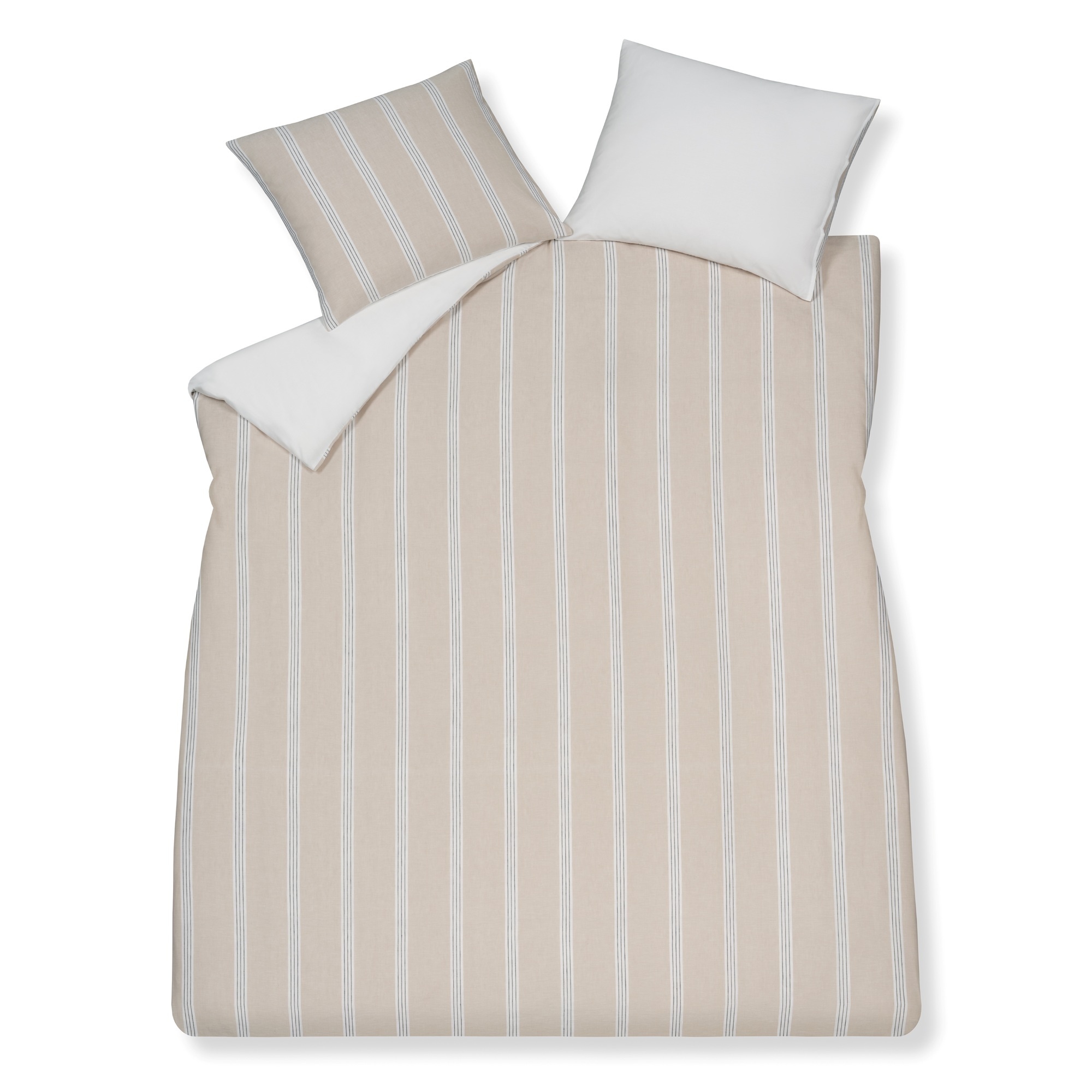 Vandyck PURE 91 duvet cover Stone 240x220 cm