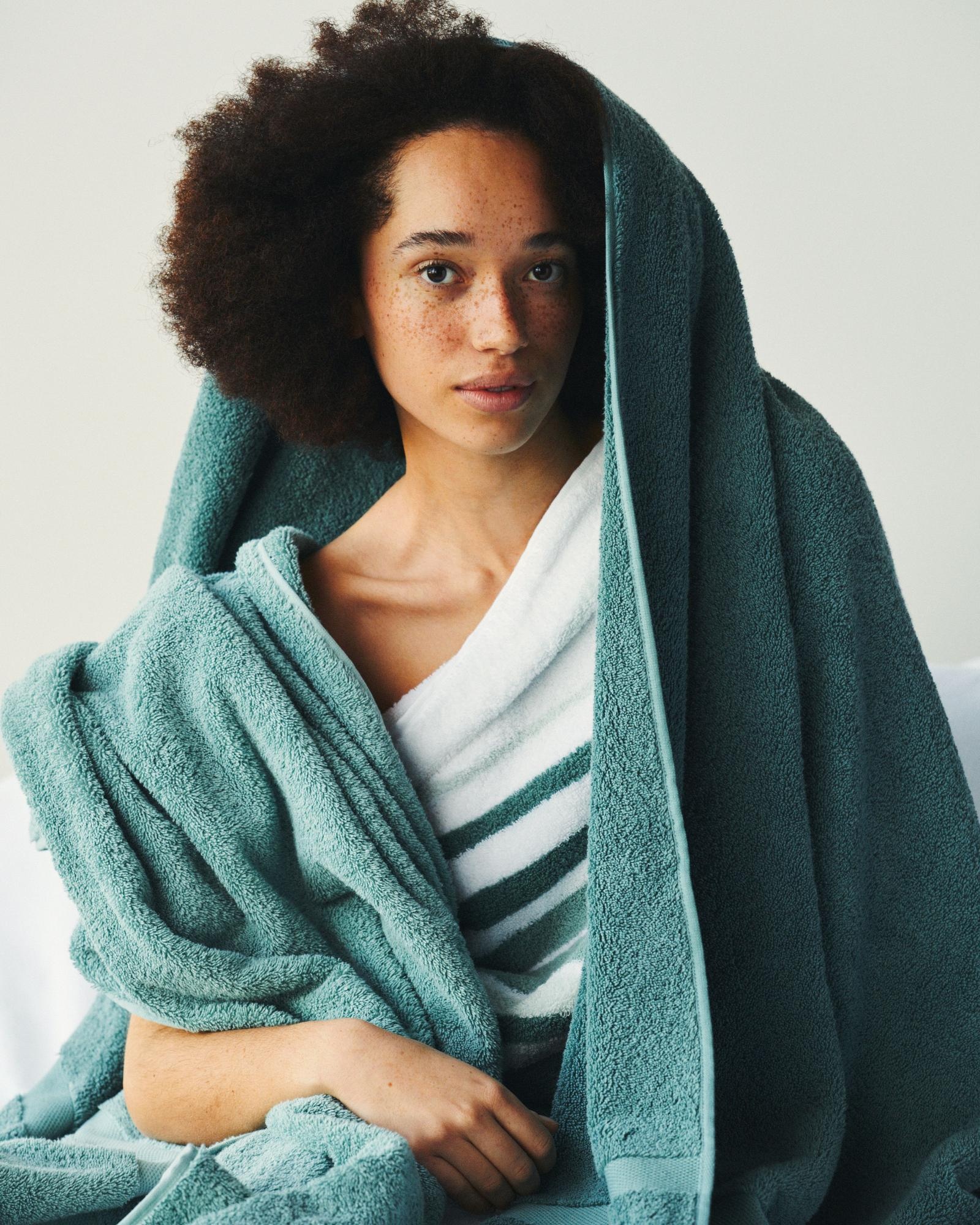 Vandyck ONTARIO bath textiles Mineral Blue