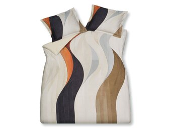 Dekbedovertrek CURVA Cream Tan 240x220 cm