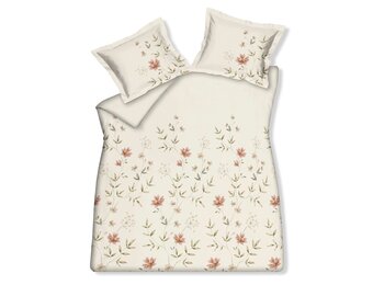 Housse de couette FLEURINE Crème Beige 240x220 cm