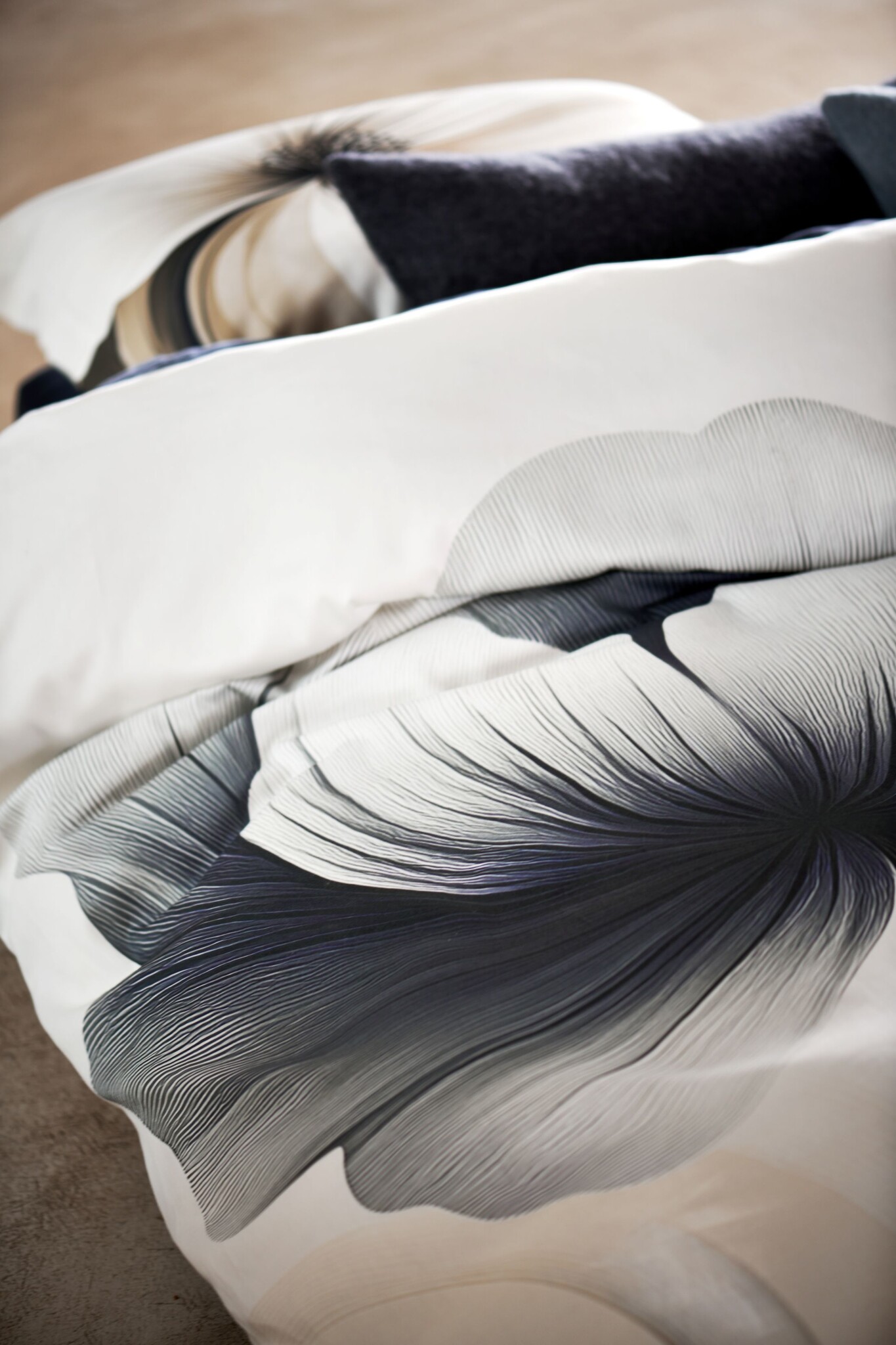 Housse de couette SAFFIRA Crème Tan 140x220 cm