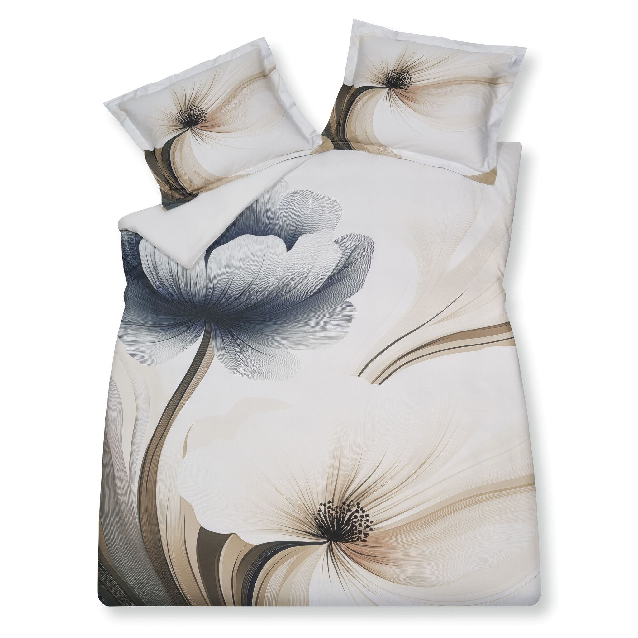 Dekbedovertrek SAFFIRA Cream Tan 240x220 cm