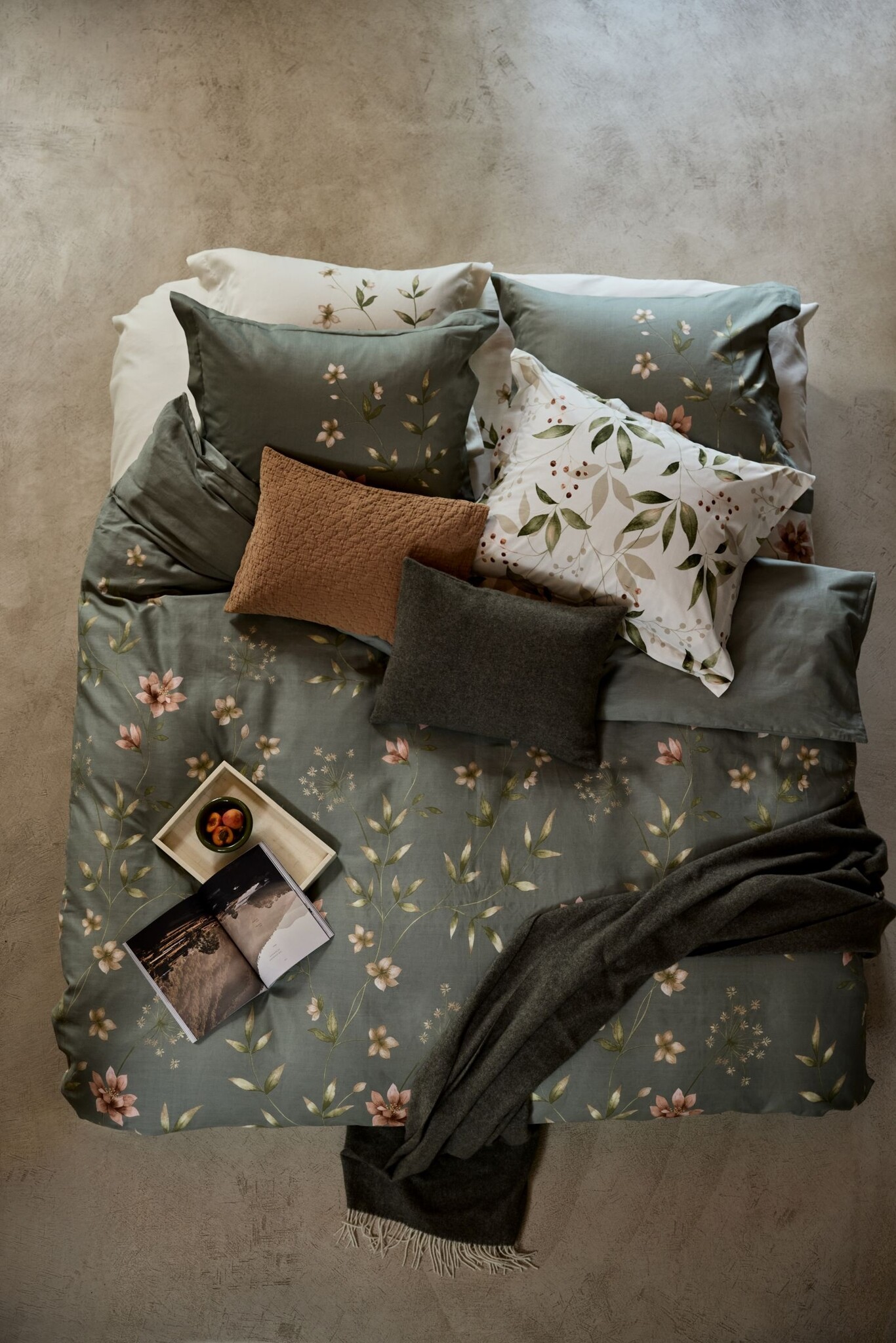 Housse de couette MOSSWOOD Crème Tan 140x220 cm