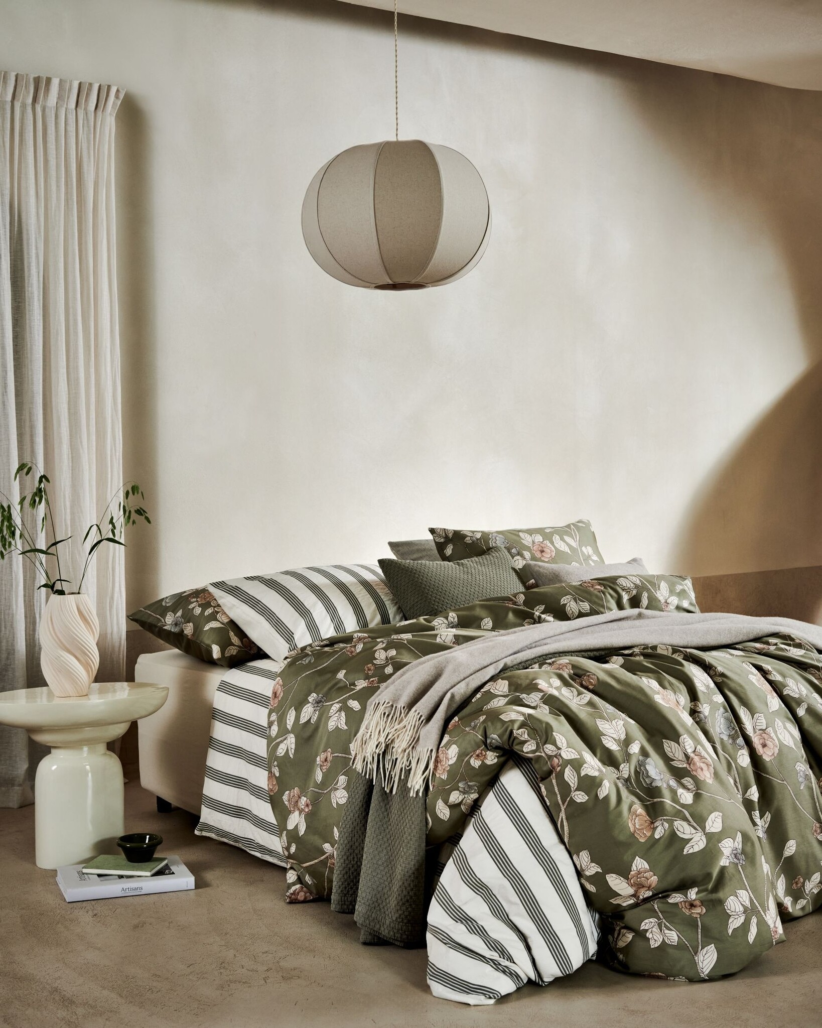 Dekbedovertrek PURE 94 Thyme 200x220 cm