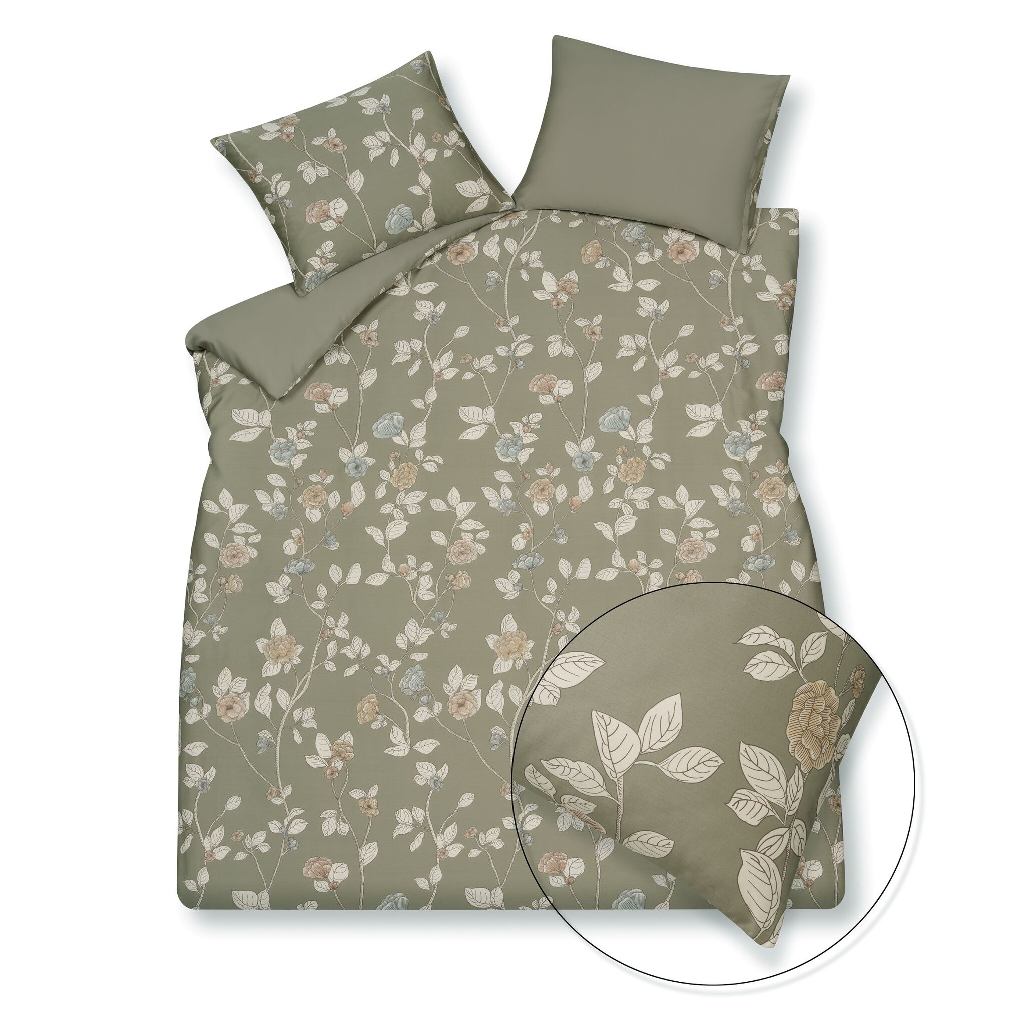 Dekbedovertrek PURE 94 Thyme 240x220 cm