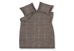 Dekbedovertrek PUZZLE Espresso 140x220 cm