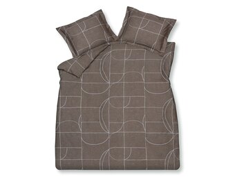 Housse de couette PUZZLE Espresso 140x220 cm