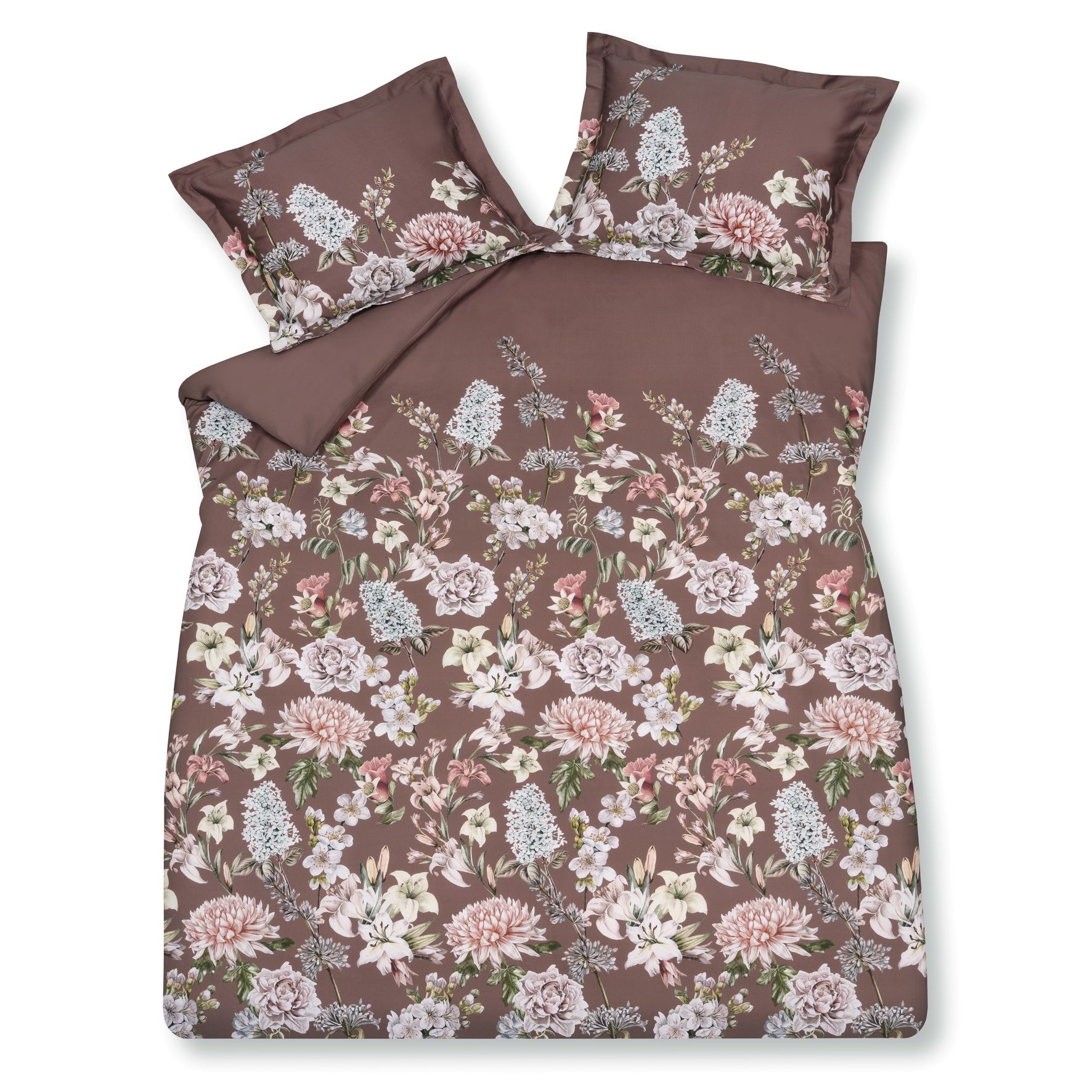 Duvet cover ROSALIE Rosewood 140x220 cm
