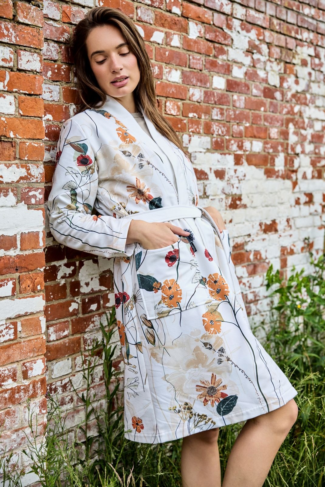 Bathrobe NOVA Cream Tan