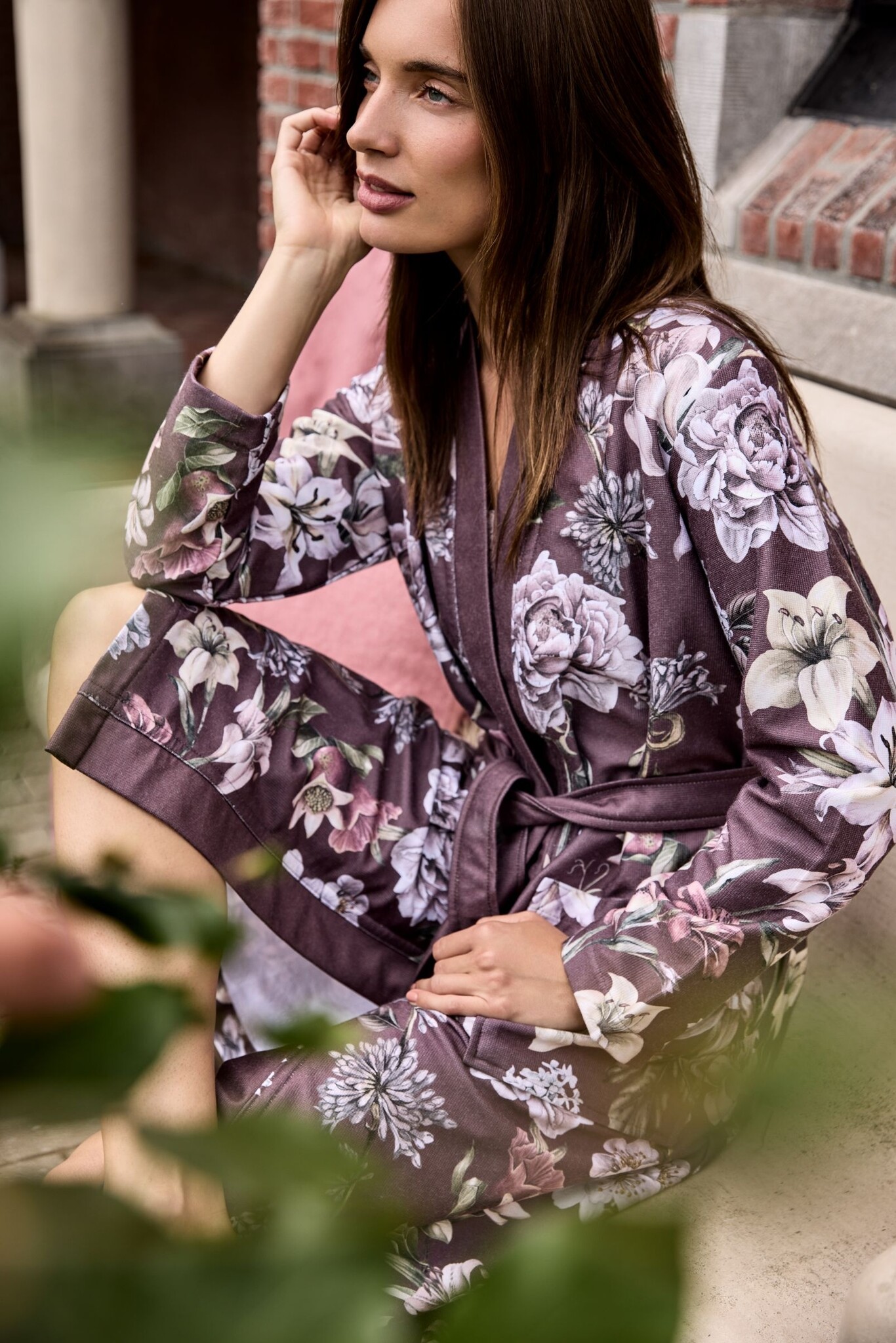 Peignoir HELENA Rose Taupe