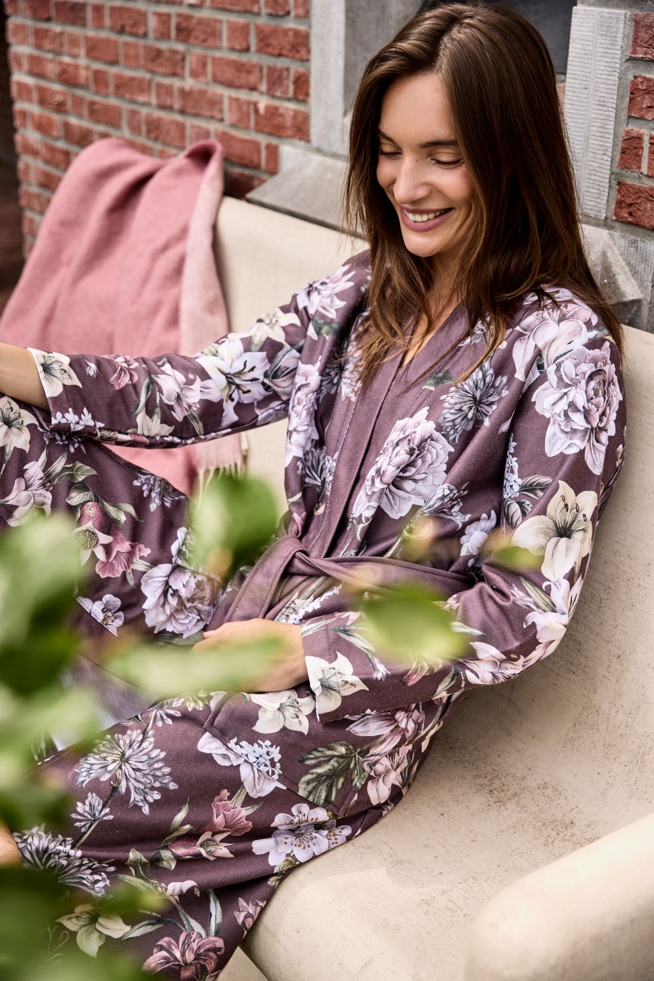 Badjas HELENA Rose Taupe