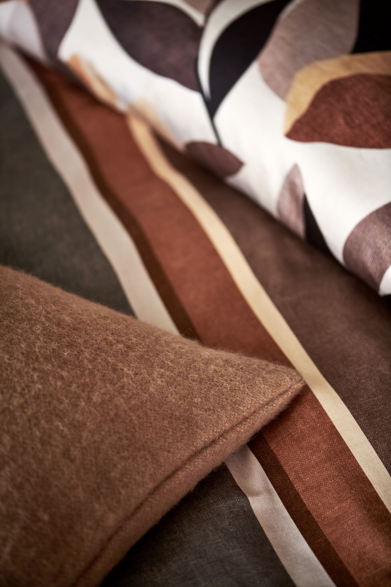 Dekbedovertrek AUTUMN FERN Taupe 140x220 cm