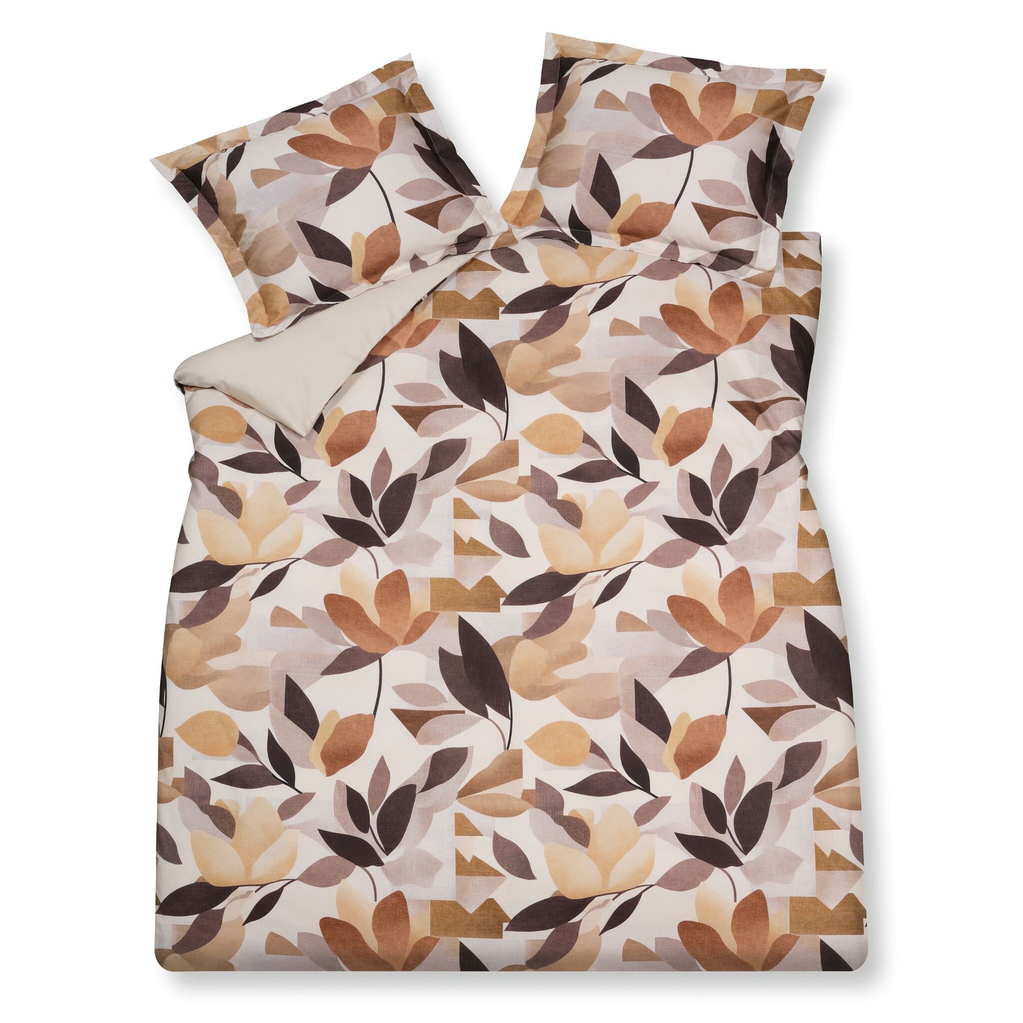 Duvet cover AUTUMN FERN Taupe 200x220 cm