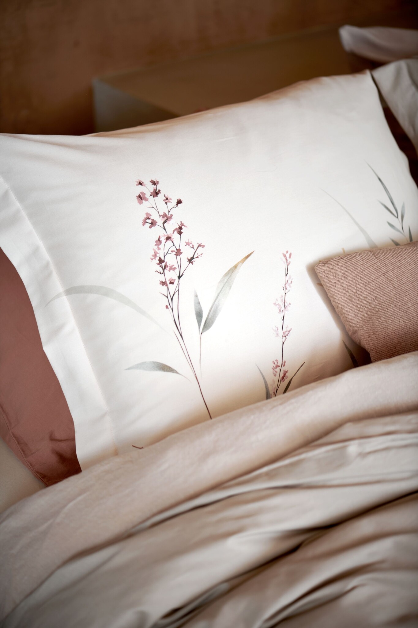 Housse de couette SYLVA Crème Tan 200x220 cm