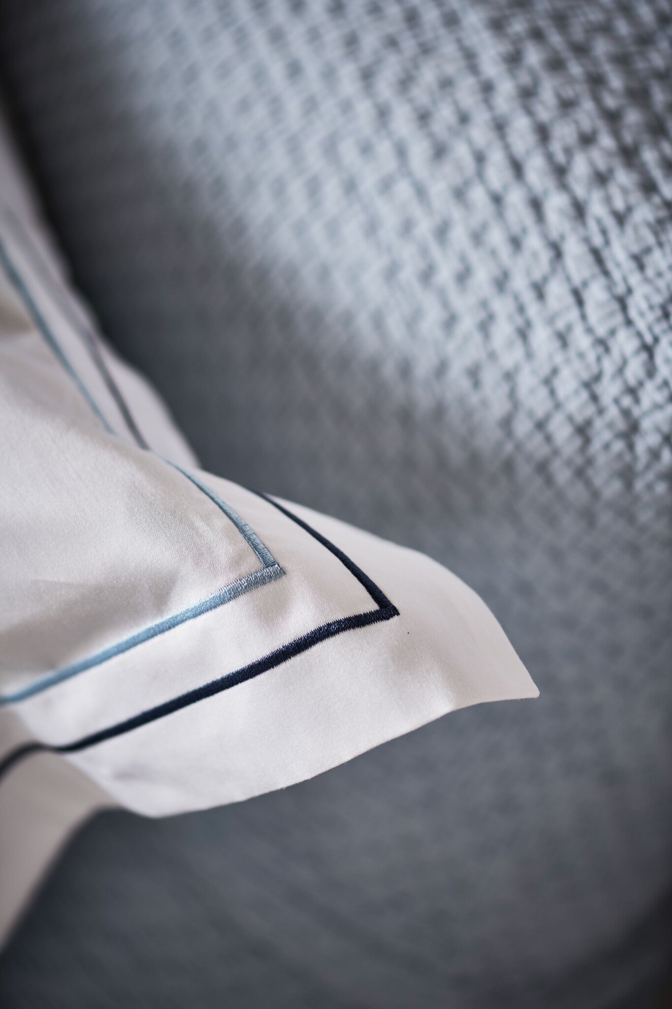 PURE 82 kussensloop Dusty Blue 60x70 cm