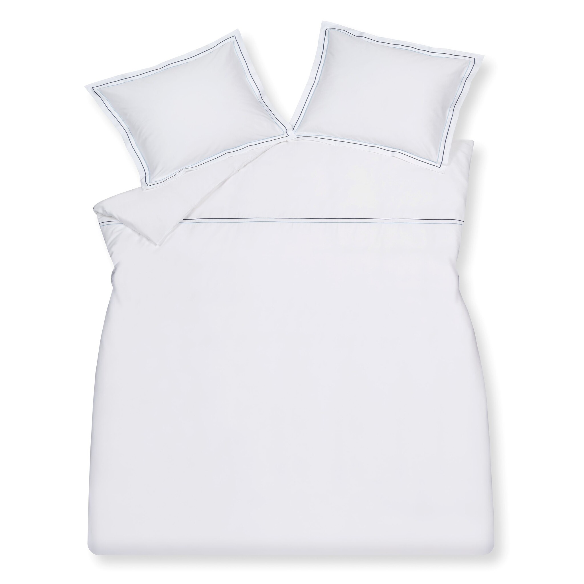 Housse de couette PURITY NAPLES Dusty Blue 240x220 cm