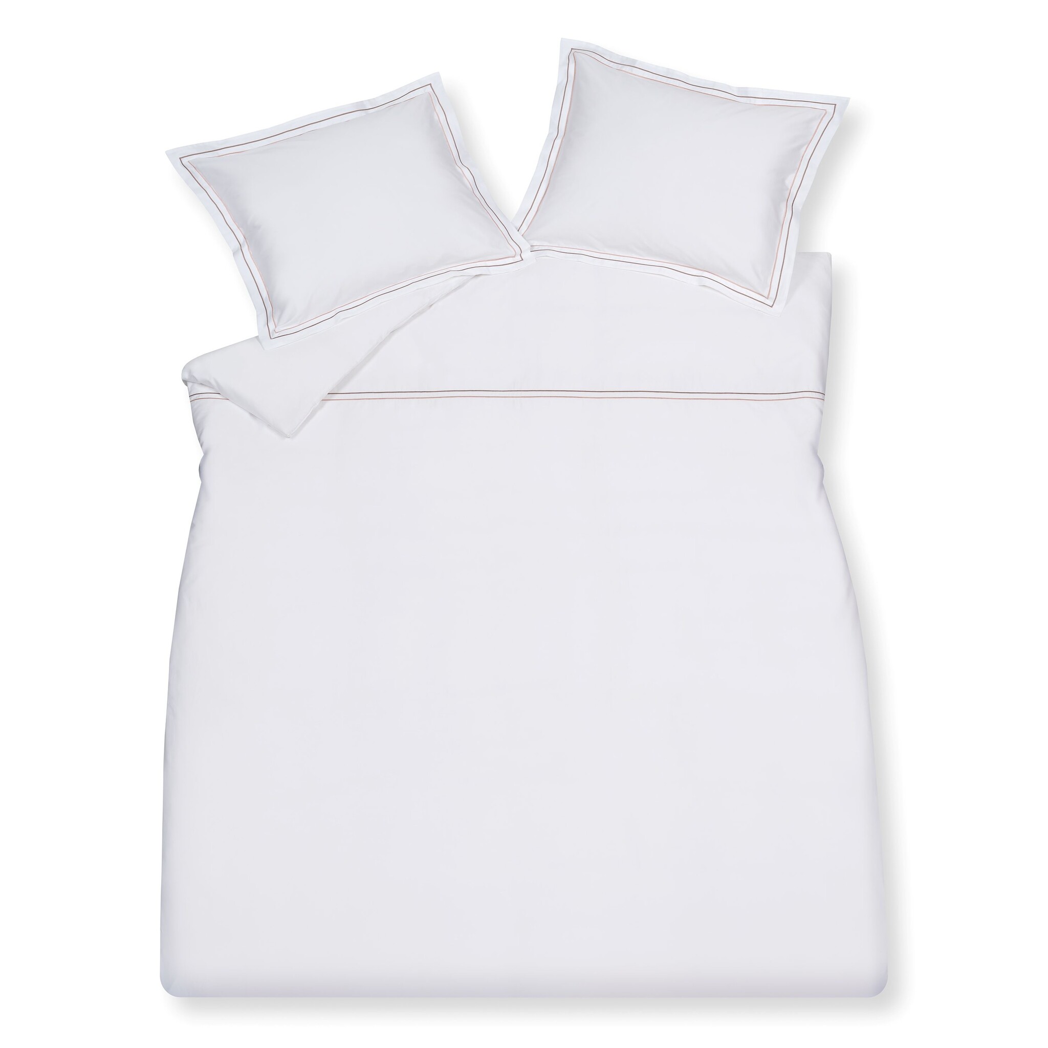 Housse de couette PURITY NAPLES Bois de rose 140x220 cm