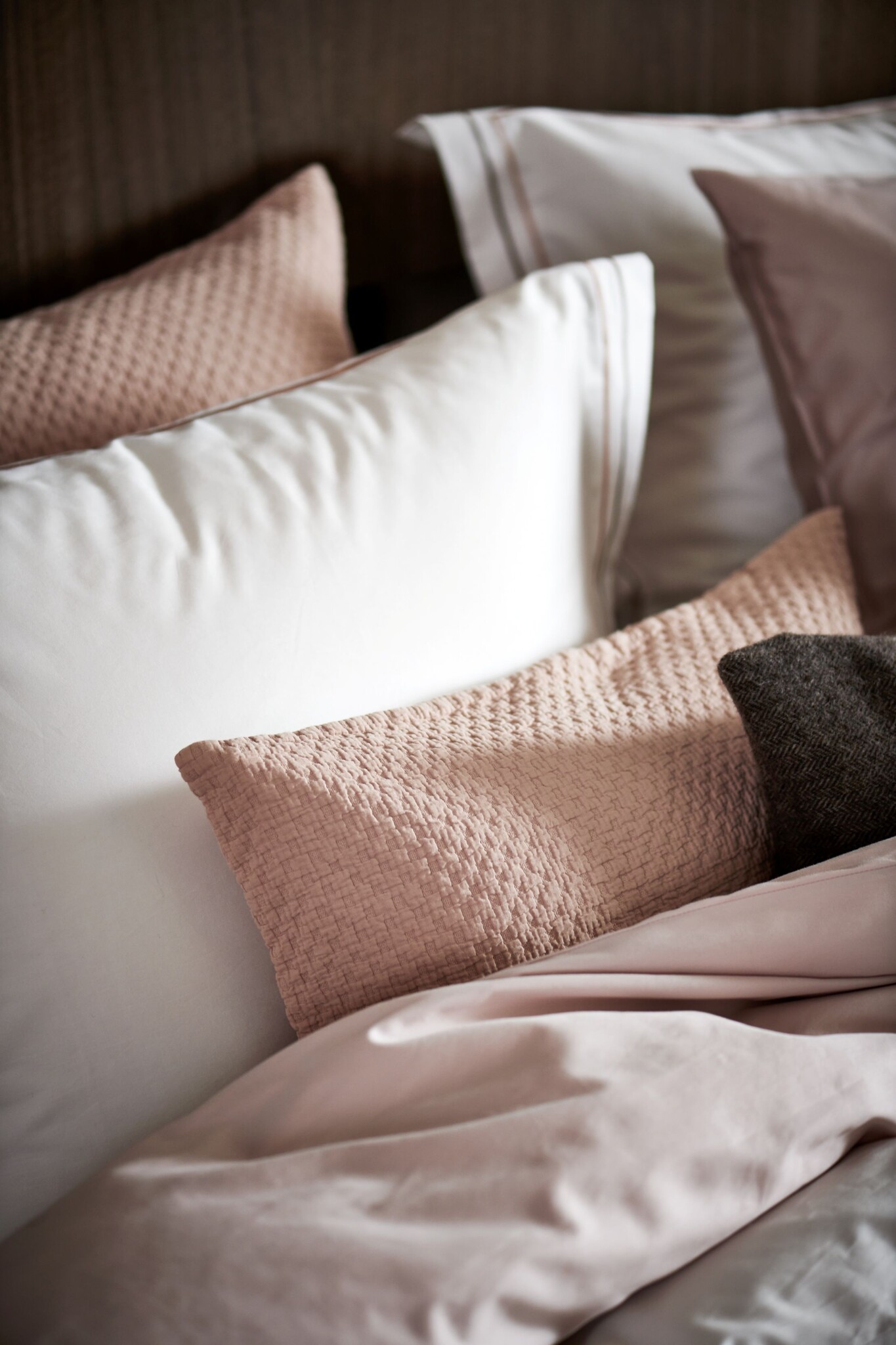 Duvet cover PURITY NAPLES Rosewood 140x220 cm