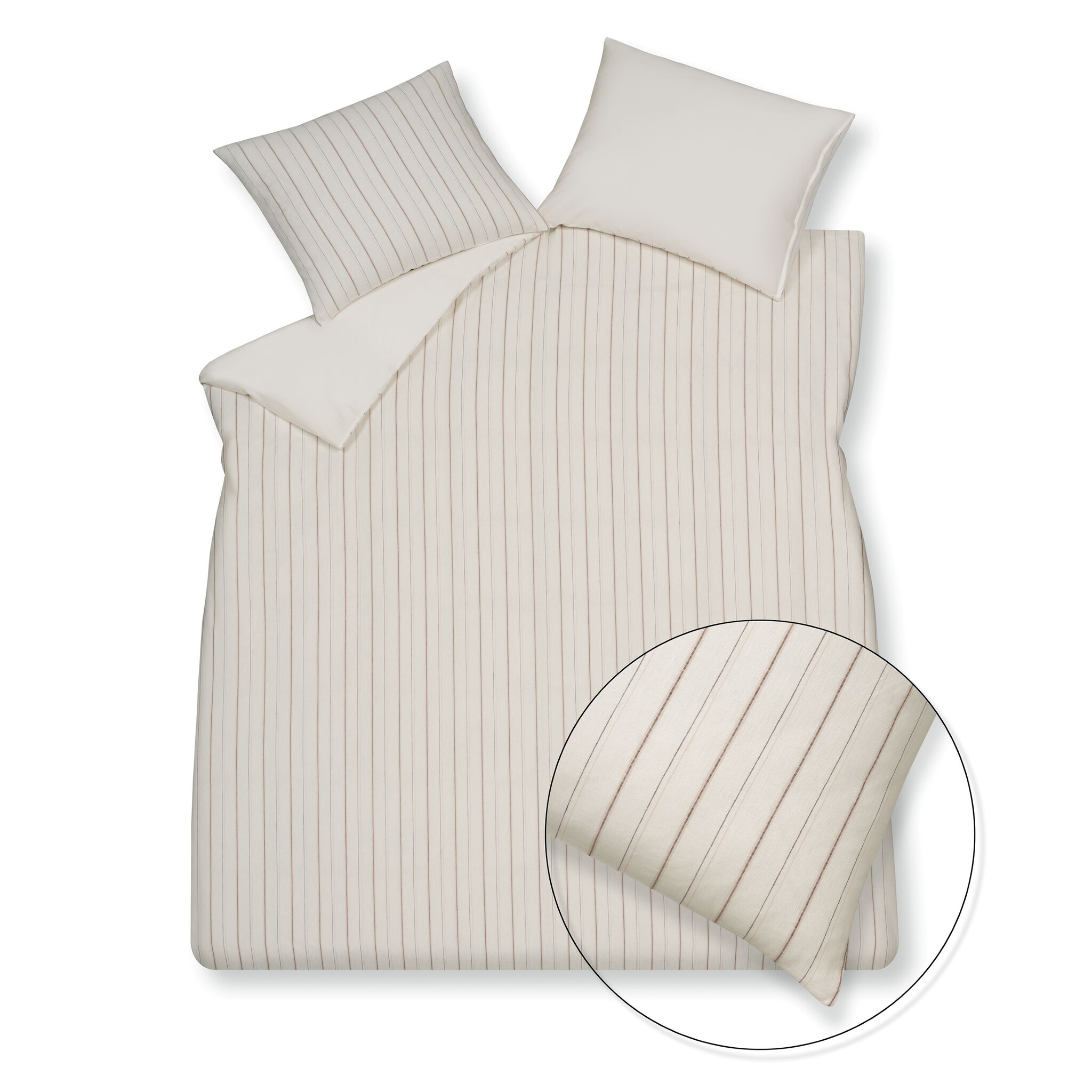 Housse de couette PURE 97 Blanc cassé 200x220 cm