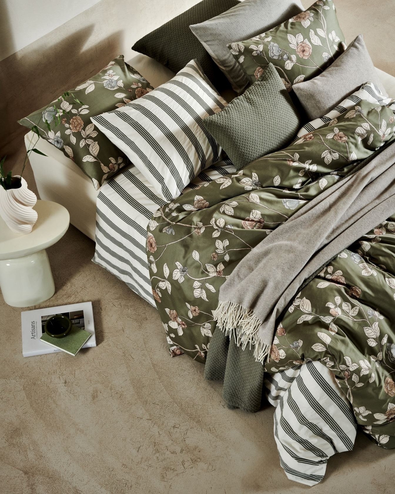 Dekbedovertrek PURE 95 Thyme 200x220 cm